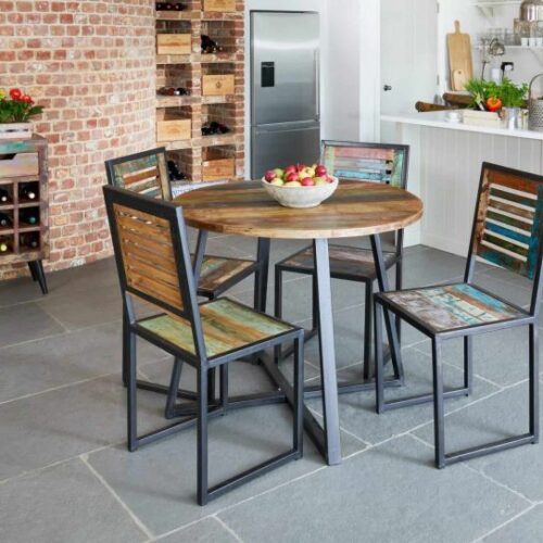 Urban Chic Round Dining Table IRF04E 01