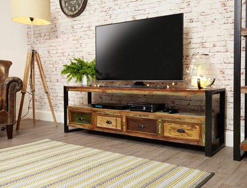 Urban Chic Open Widescreen Television Cabinet IRF09C 01