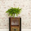 Lamp table with flower pot