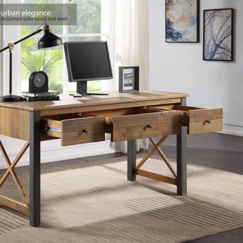 Urban Elegance - Reclaimed Home Office Desk / Dressing Table VPR06A 01