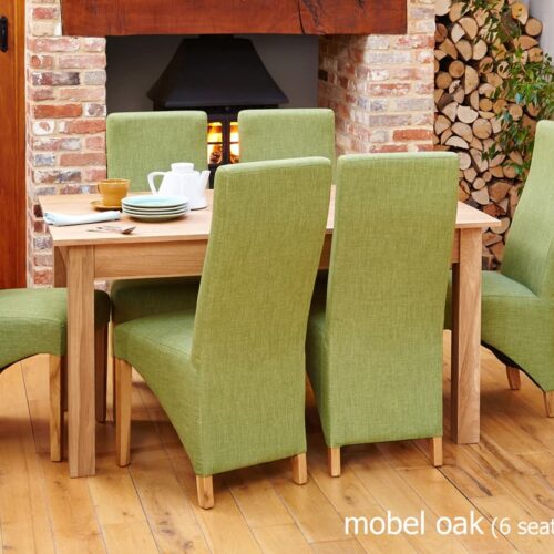 Mobel Oak 150cm Dining Table (4/6 Seater) COR04B 01